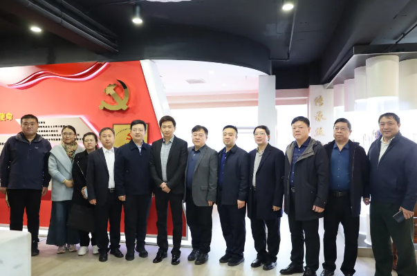紅橋區(qū)邵公莊街道領(lǐng)導到永誠世佳走訪交流